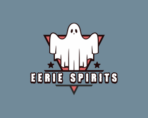 Haunted Spooky Ghost  logo design