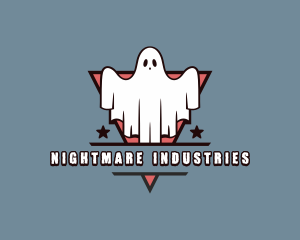 Haunted Spooky Ghost  logo design