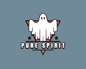 Haunted Spooky Ghost  logo design