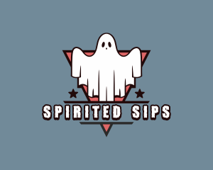 Haunted Spooky Ghost  logo design