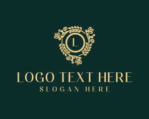 Floral Beauty Wreath logo