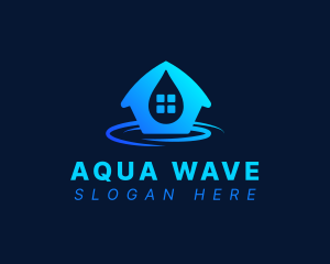 Aqua House Droplet logo