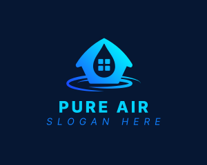 Aqua House Droplet logo