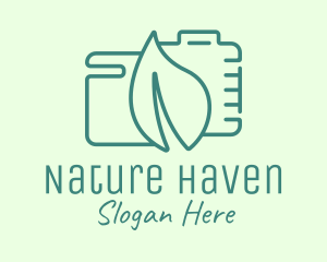 Nature Photography Outline logo design