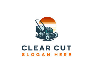 Grass Cutting Equipment logo design