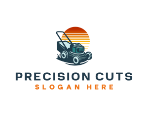 Grass Cutting Equipment logo design