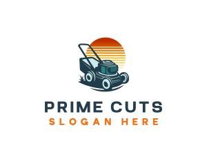 Grass Cutting Equipment logo design