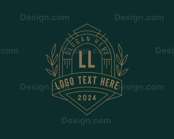 Artisanal Boutique Wreath Logo