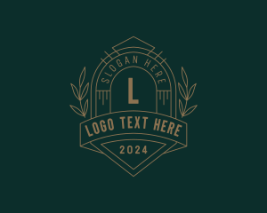 Artisanal Boutique Wreath Logo