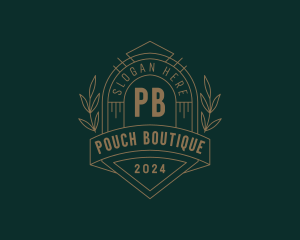 Artisanal Boutique Wreath logo design