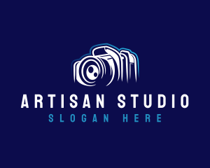 Camera Lens Studio logo design