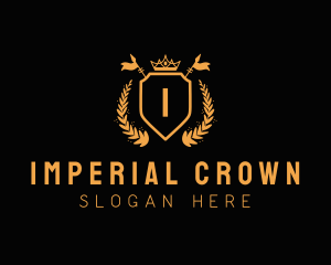 Crown Monarchy Crest logo design