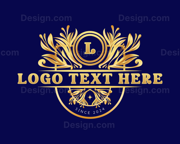 Floral Decor Ornament Logo