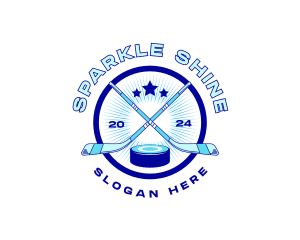 Hockey Sports Tournament Logo