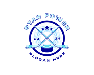 Hockey Sports Tournament logo design