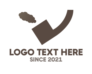 Trust - Quote Smoking Pipe logo design