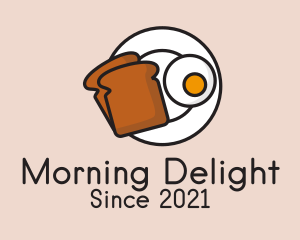 Egg Toast Breakfast Plate logo