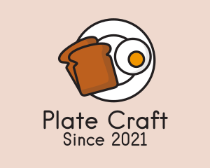 Egg Toast Breakfast Plate logo