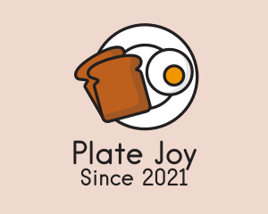 Egg Toast Breakfast Plate logo