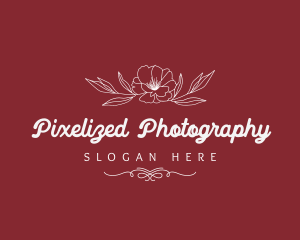 Elegant Floral Brand logo design