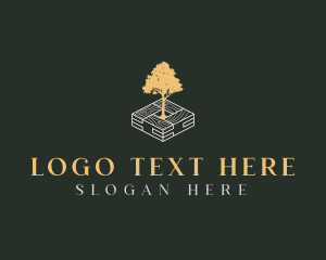Tree Wood Palet logo