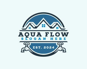 Faucet Water Plumbing logo