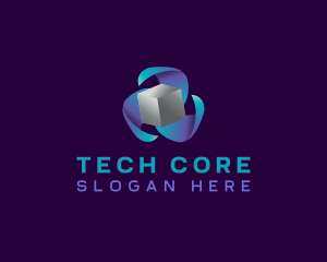 Cube Cyber Tech logo design