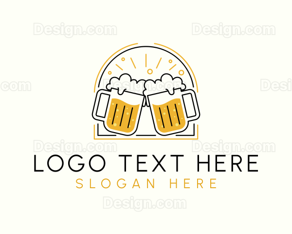 Craft Beer Mug Logo