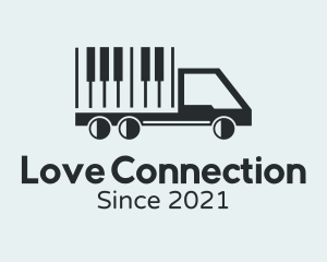 Piano Keys Truck  logo