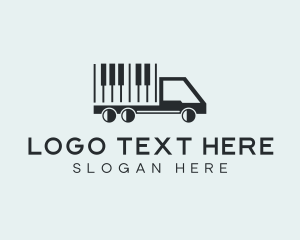 Piano Keys Truck  logo