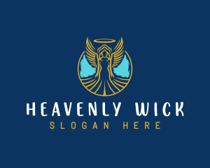 Sacred Angel Wings logo design