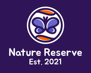 Nature Butterfly Center logo design