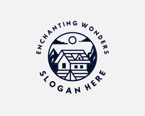 Mountain House Roofing logo design