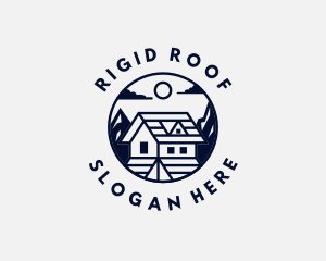 Mountain House Roofing logo design