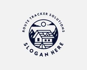 Mountain House Roofing logo design