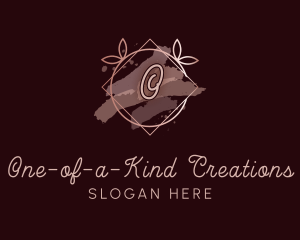 Rose Gold Watercolor logo design