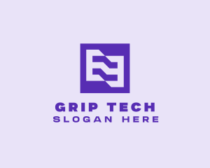 Futuristic Tech Company logo design