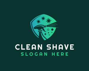 Shield Cleaning Spray logo design