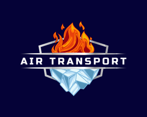 Fire Ice Airconditioning logo design