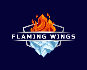 Fire Ice Airconditioning logo design