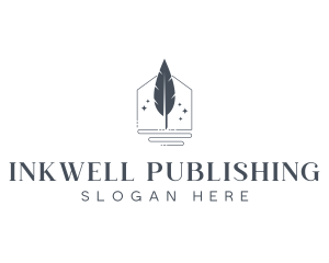 Stationery Feather Publishing logo design