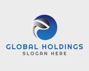 Global Sphere Circle logo design