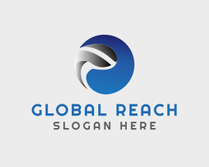 Global Sphere Circle logo design