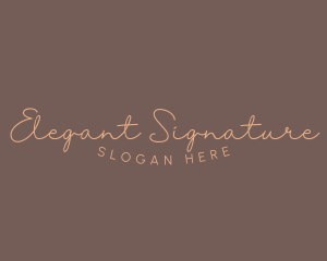 Beautician Salon Business logo design