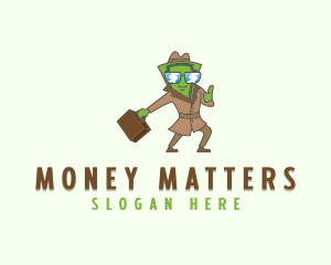 Dollar Money Spy logo design