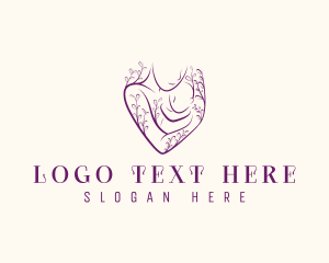 Floral Mother Infant Logo