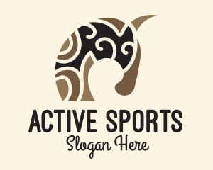 Tribal Primitive Horse logo