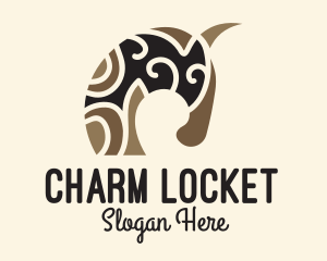 Tribal Primitive Horse logo design