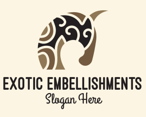 Tribal Primitive Horse logo design