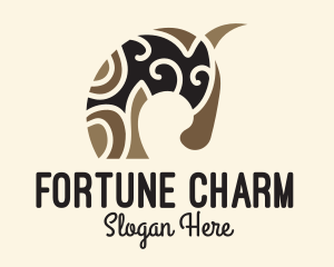 Tribal Primitive Horse logo design